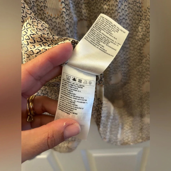 Ba&sh Precious Pleated Ruffle Detail Long Sleeve Blouse - Picture 6 of 8